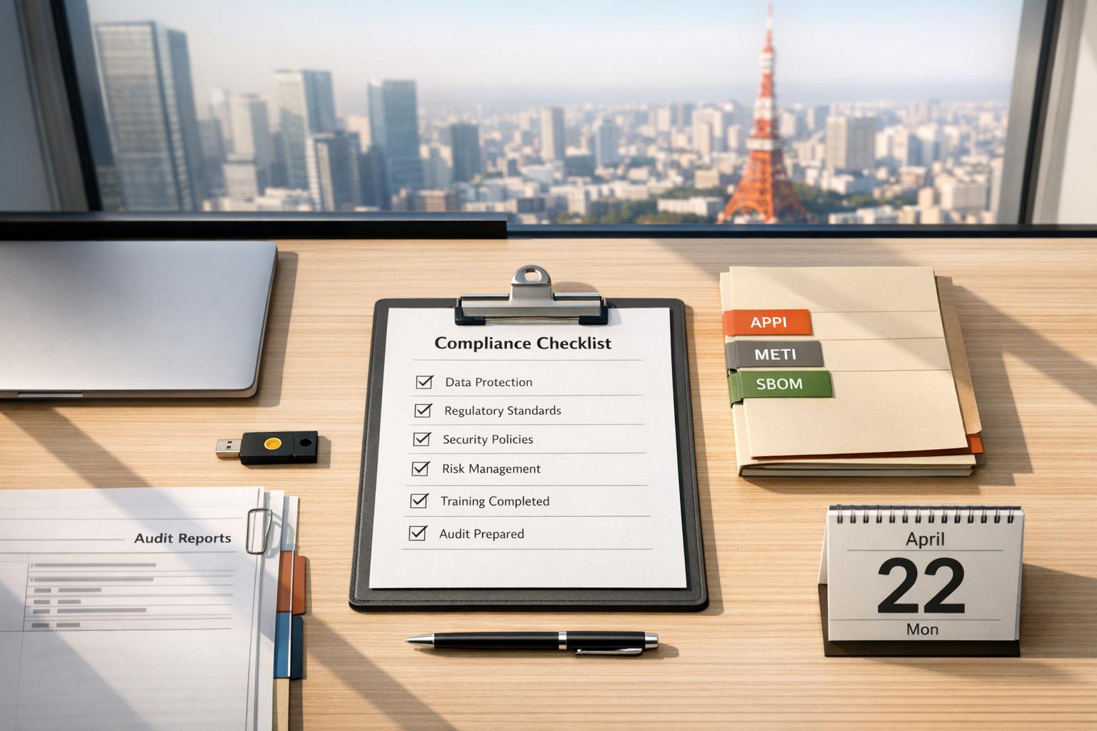 Checklist for SaaS Partner Compliance Training in Japan