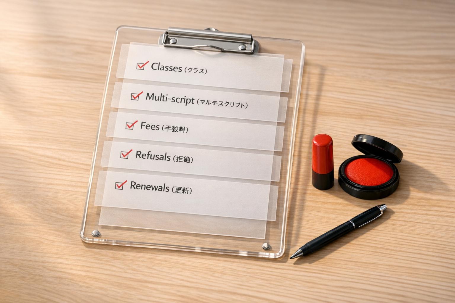 Checklist for SaaS Trademark Applications in Japan